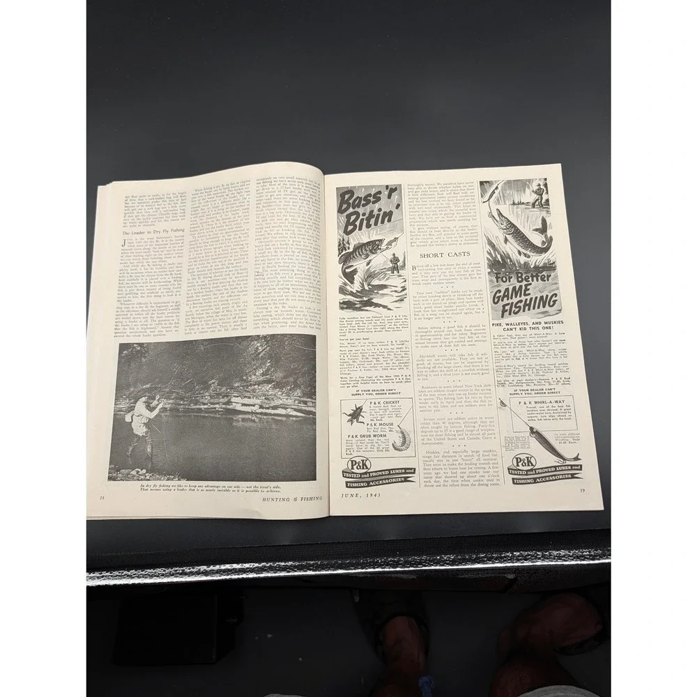 Vintage Hunting and Fishing Magazine June 1943
